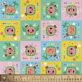 thumbnail image 3 of CoCoMelon 1 Yard 100% Cotton Blocks, Multi-color, 44" Wide for Quilting & Sewing, 3 of 7