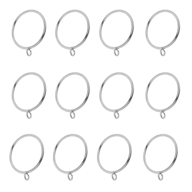 Ojal de estilo romano Baoblaze Anillo de barra de cortina 12pcs Diámetro Interno 55mm