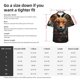 thumbnail image 5 of Balery Floral Fox Camisas hawaianas de manga corta para hombre, camisas playeras de corte holgado, camisas de vacaciones con botones,XX-Large, 5 of 7