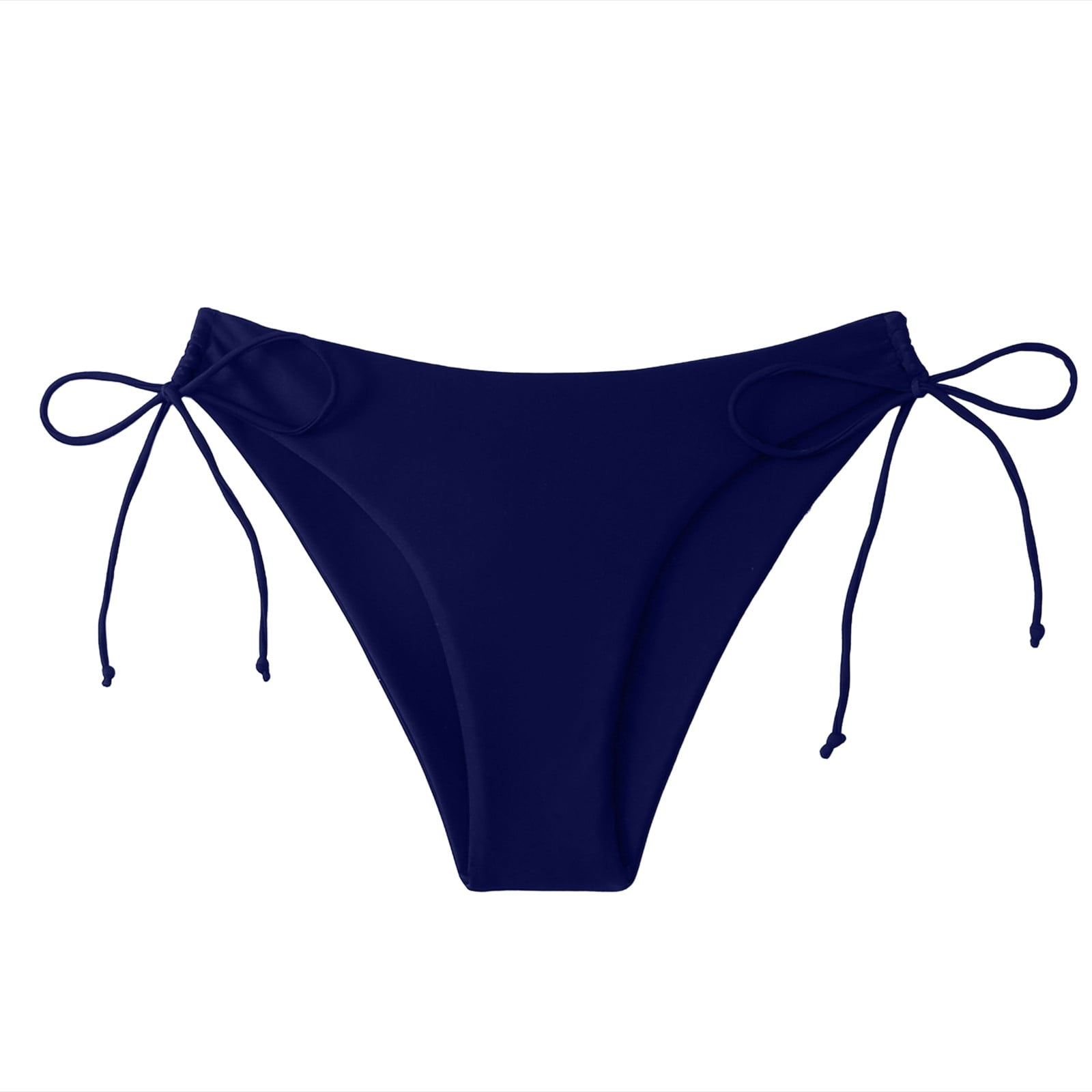Hessimy Women String Tie Side Bikini Bottoms Full Coverage