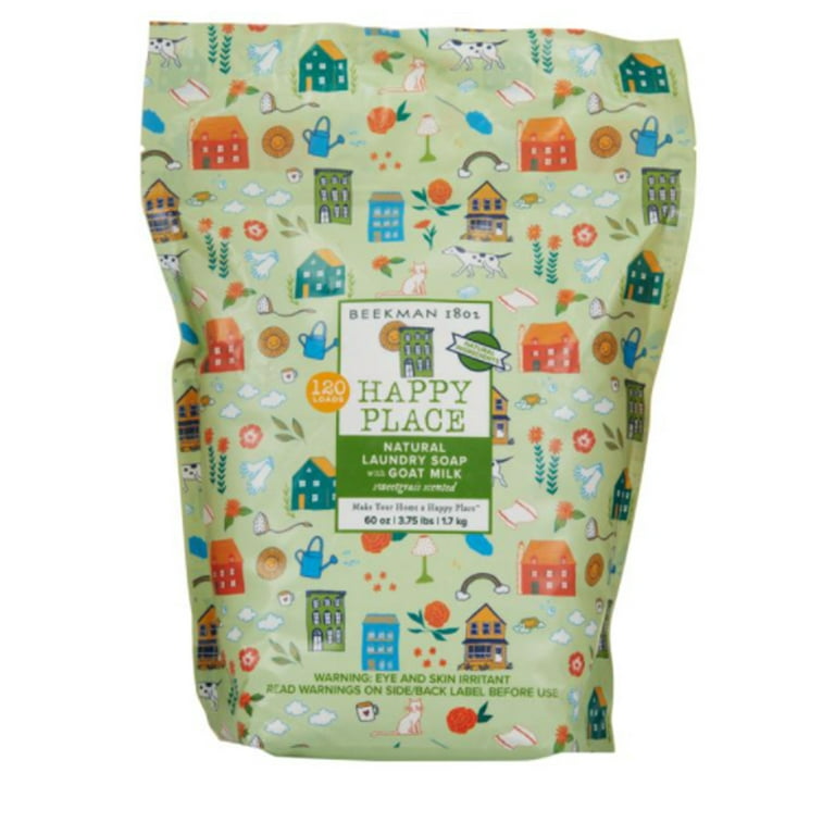 Happy Place 256-Load Sweet Grass Liquid Goat Milk Laundry Soap AS