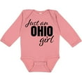 thumbnail image 3 of Inktastic Just an Ohio Girl Born in Ohio Girls Long Sleeve Baby Bodysuit, 3 of 5
