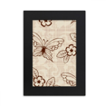 thumbnail image 1 of Vintage Simple Brown with Flowers Desktop Photo Frame Picture Display Art Painting Exhibit, 1 of 3