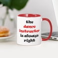 thumbnail image 3 of CafePress - Dance Instructor Right Mug Mugs - 11 oz Ceramic Mug - Novelty Coffee Tea Cup, 3 of 4
