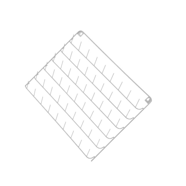 Langgg Iron Spool Sewing Thread Rack For Embroidery Needs Versatile Efficient Accessory For Craft Projects Quilting Crocheting White 16.3x12.3 inch