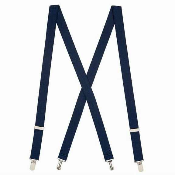 SuspenderStore Solid 1-Inch Elastic Suspenders - Small Pin Clip - Many Colors & 3 Sizes