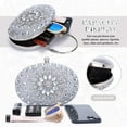 thumbnail image 4 of LHSHID Women Rhinestone Evening Clutch Purse Bag Bling Glitter Sparkly Diamond Tote Bag Crystal Wedding Party Bag, 4 of 8