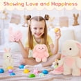 thumbnail image 5 of Tezituor 4Pcs Bunny Stuffed Animal 19" Giant Rabbit Plush with 3 Bunnies Plush Toy, 5 of 9