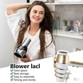 thumbnail image 5 of Soporte para secador de pelo Soporte para secador de pelo montado en la pared Soporte para cable de aluminio, 5 of 5