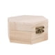 thumbnail image 1 of Caja de joyería de madera redonda sin terminar BLESIY organizador de cierre de bloqueo caja de madera, 1 of 7