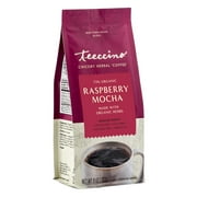 Teeccino Chicory Coffee Alternative – Raspberry Mocha – Ground Herbal Coffee That’s Prebiotic, Caffeine Free & Acid Free, Dark Roast, 11 Ounce