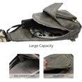 thumbnail image 4 of Sling Bag for Women Crossbody, PU Leather Small Sling bags Sling Chest Shoulder Backpack for Traveling Hiking, 4 of 7