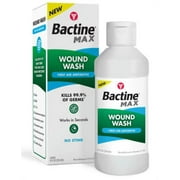 Bactine Max First Aid Wound Wash Antiseptic Liquid Kills 99.9% of Germs First Aid Solution, 8 fl oz
