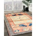 thumbnail image 3 of Ahgly Company Machine Washable Indoor Rectangle Traditional Brown Area Rugs, 8' x 10', 3 of 7