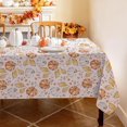 thumbnail image 1 of Nappe Rectangulaire d'Automne 60 x 120 Pouces, Nappe de Citrouille Orange de Récolte d'Automne de l'Action de Grâce, Résistante à l'Eau et aux Taches pour Fête de Vacances de l'Action de Grâce, 1 of 6