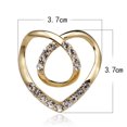 thumbnail image 6 of Scarf Tie Buckle Rings for Women, Multifunctional Geometry Shiny Rhinestone Inlaid Decorative Clothes Corner Knotted Button for Women Girls Decorative Accessories, 6 of 8