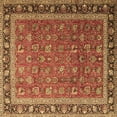 thumbnail image 1 of Ahgly Company Indoor Square Persian Brown Traditional Area Rugs, 5' Square, 1 of 4
