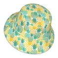 thumbnail image 3 of Naloa Pineapples1 Reflective Double-Sided Bucket Hat, Sun Hat, Soft and Breathable for Gardening, Beaching, Camping, Hiking, Fishing, 3 of 9