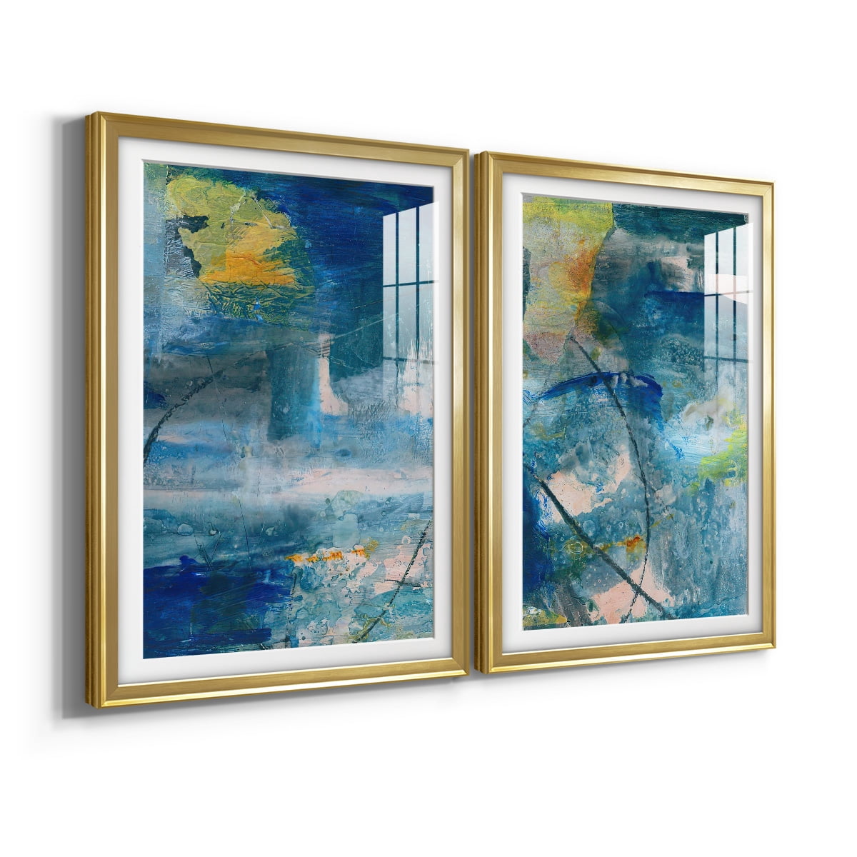 Wexford Home Spring Winds I Premium Framed Print, 26.5" x 36.5" - Ready to Hang, Gold (Set of 2)