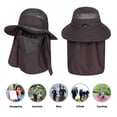 thumbnail image 5 of Best Sale!Outdoor Sport Hiking Visor Hat UV Protection Face Neck Cover Sun Protcet Cap, 5 of 6