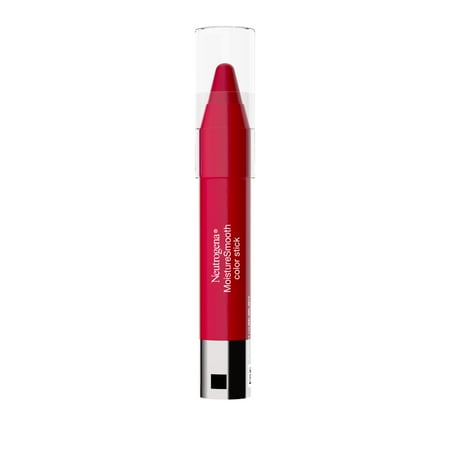 Neutrogena MoistureSmooth Color Stick Lipstick, Cherry Pink,.011 oz