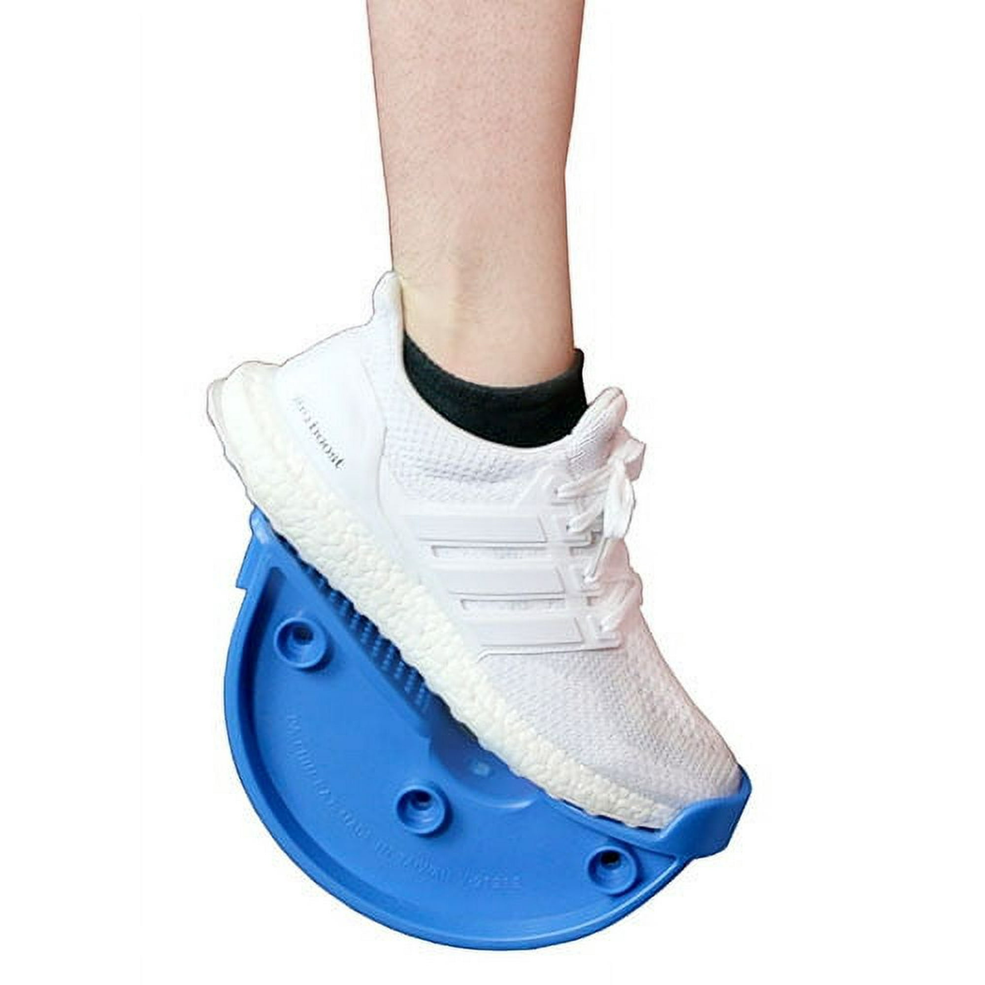 CanDo single leg stretching device for calf, ankle, knee, shin, and quad