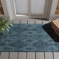 thumbnail image 2 of Safavieh Courtyard Teodor Geometric Indoor/Outdoor Area Rug, Turquoise/Blue, 2' x 3'7", 2 of 14