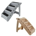 thumbnail image 6 of PETMAKER Foldable Nonslip Pet Stairs with 4-Step Design (Tan), 6 of 7