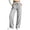 Gray, variant on Liuinsasek Women's Wide Leg Sweatpants Casual High-Waisted Drawstring Sweat Pants Loose Running Workout Joggers Fall Clothes with Pockets