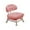Pink, variant on HOZVOMI Backrest Chair Household Round Stool Small Stool with Swivel Wheels, Compact Design