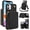 Black, variant on Crossbody Wallet Case for iPhone 11, RFID Blocking Zipper Handbag Purse Flip Cover, Kickstand Folio Case Card Slots Holder Wrist Strap Lanyard