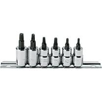 Proto 3/8 In Drive 6 Piece Torx Bit Socket Set