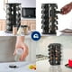 thumbnail image 5 of Especiero Giratorio 360º Bluelander con 20 Frascos de Vidrio, Organizador de Cocina, 5 Niveles, Negro, 5 of 5