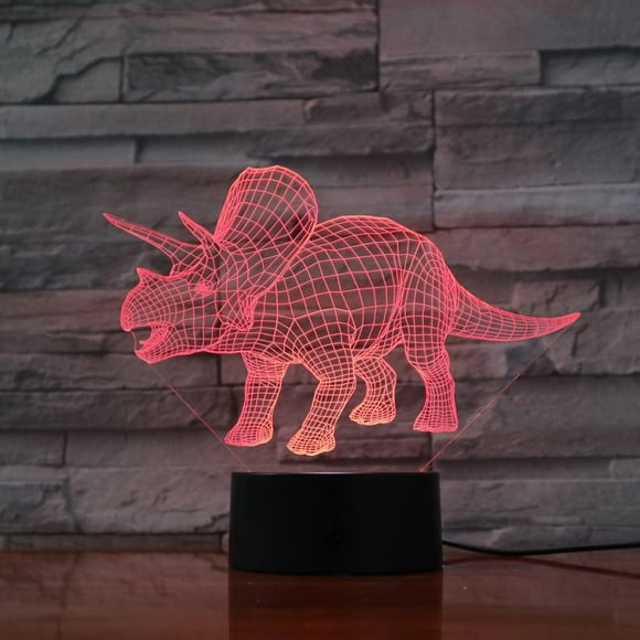 WJ Dinosaur 3D Bulbing Light Led Night Lamp Color Changing Touch Switch Luminaria Atmosphere Indoor Lampara Infantil Nightlight
