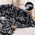 thumbnail image 4 of Sanmadrola Boho Sofa Cover Chenille Couch Covers Blanket Furniture Protector for Sectional Sofa, Anti Slip Couch Covers for 3 Cushion Couch, Washable Slipcover for Dog (Black, 71"x134"), 4 of 9