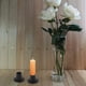 thumbnail image 3 of GOOHOCHY 2 portavelas cónicos negros, pequeños portavelas de hierro, candelabros negros retro, 3 of 8