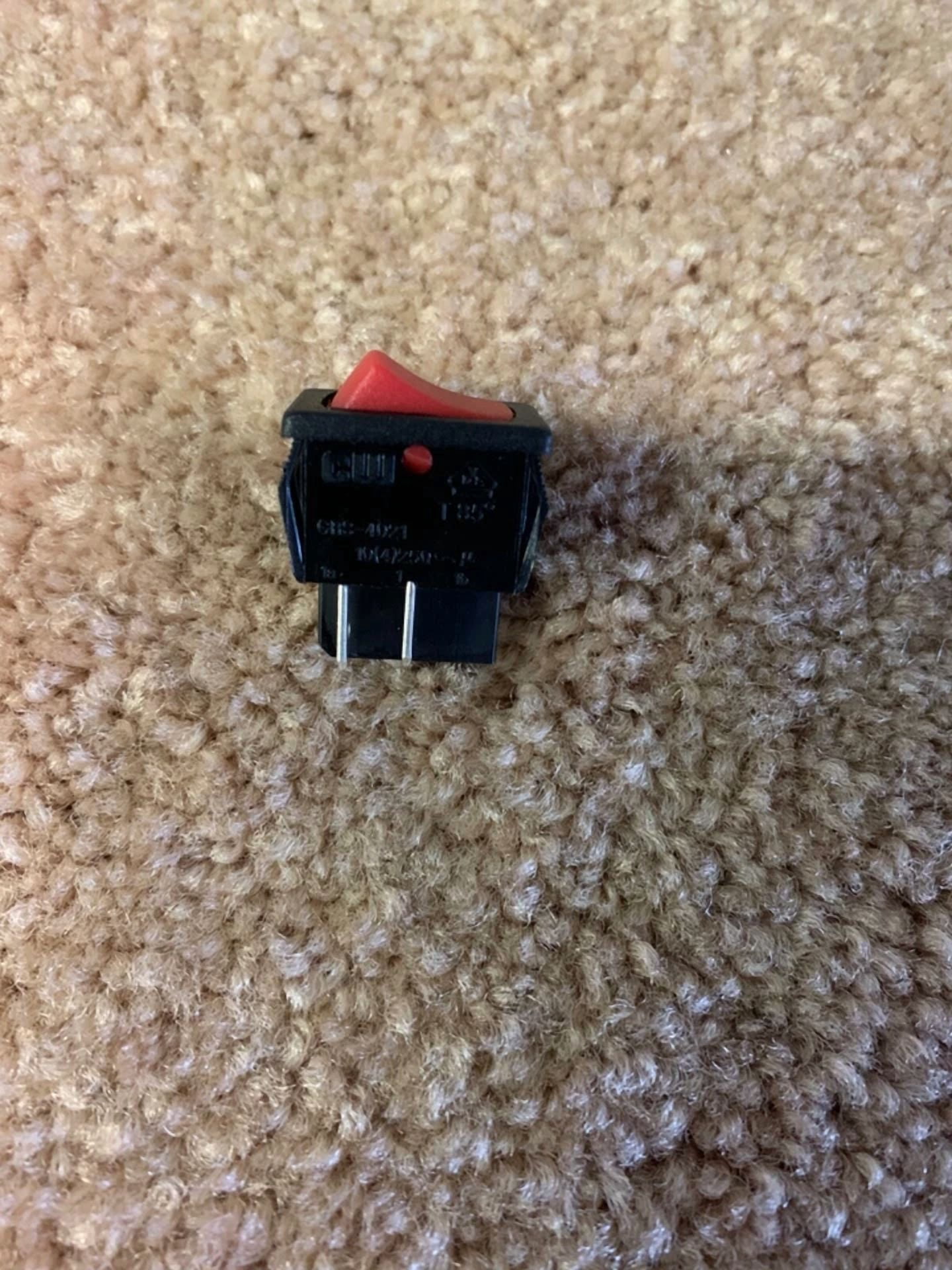 CIRCLE- Genuine On/Off Rocker Switch Shop Vac Wet Dry Vacuum Cleaner 8231800-00-07