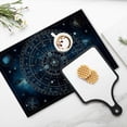 thumbnail image 4 of BaHomeck placemats Set of 4 rectangle Linen Cotton Placemats for Dining Table Washable Heat Resistant,Space With Stars And Galaxies,18*12inch, 4 of 4