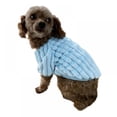 thumbnail image 4 of Autumn Winter Pet DogsThickened Cashmere Stripe Warm Costume Coats, 4 of 6