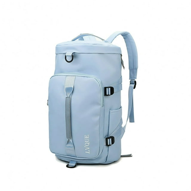Sac de Sport Imperméable Grande Capacité Fermeture Éclair Bretelle d'Épaule Ajustable Poignée Portable avec Compartiment pour Chaussures Poche Humide Femmes Hommes Sac de Sport Sac à Dos de Voyage pour Activités de Plein Air