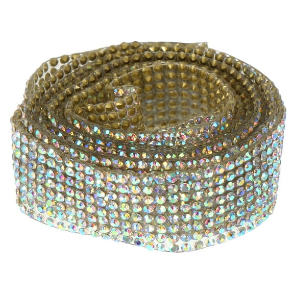 1 roll of Rhinestone Wraps Crystal Sparkling Tape Crystal Rhinestone Banding Belts