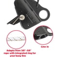 thumbnail image 4 of Boat Anchor Hook Sliding Hook,Stainless Steel Easy to Use Knotless Anchor System with Quick Release for 3/8" Rope Jet Skis Pontoon （black）, 4 of 5