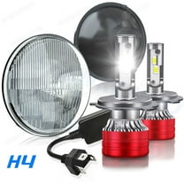 7" Inch Round LED Headlight Hi-Lo Beam for Jeep Wrangler JK TJ LJ Chevy C10 C20