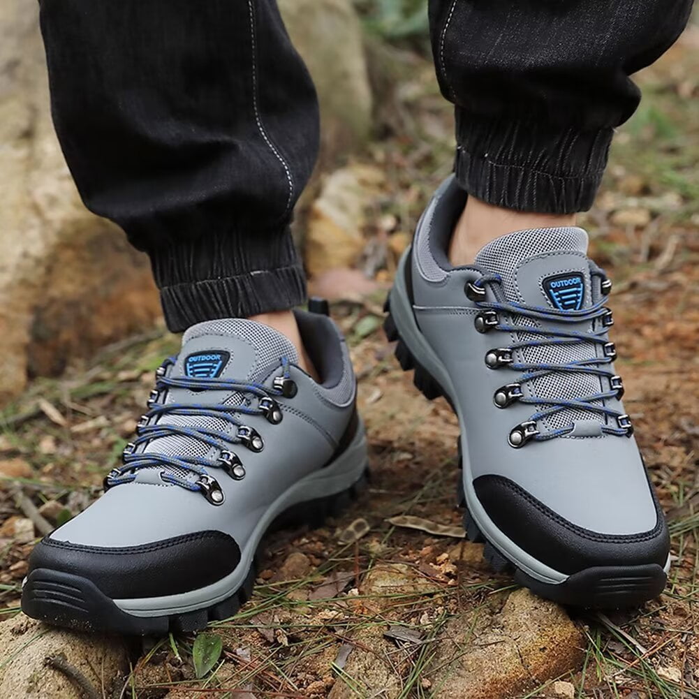 Mens Sneakers Leather Running Shoes Trainers Sneaker Casual Hiking Shoes