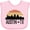 AD-Pink, variant on Austin Texas Skyline Vintage Boys or Girls Baby Bib