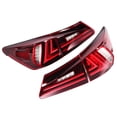 thumbnail image 3 of Brake Lamp Turn Signal VLAND Full LED Tail Lights Dark Red Lens Fit For  IS250 IS350 ISF 2006-2013, 3 of 8