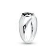 thumbnail image 4 of FB Jewels Sterling Silver Mens Round Black Color Enhanced Diamond Cross Ring 1/4 Cttw .5 Size 10.5, 4 of 4