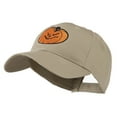 thumbnail image 2 of Halloween Evil Jack O Lantern Embroidered Cap - Khaki OSFM, 2 of 5
