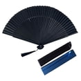 thumbnail image 1 of Ventilateur Pliant Fait Main Chinois/japonais, 1 of 8