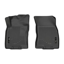 Husky Weatherbeater Floor Mats Fit 2014-2020 Nissan Rogue/2014-2015 X-Trail Front Black 2 Pc
